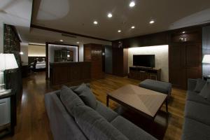 钏路世纪城堡酒店 的休息区