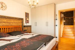 Postel nebo postele na pokoji v ubytování Skyberg Chalet