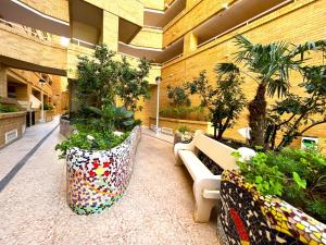 Ogród w obiekcie ACV - Costa Azahar I-2ª linea planta 3 norte