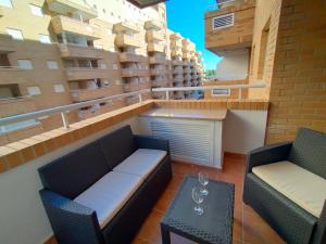 Balkon lub taras w obiekcie ACV - Costa Azahar I-2ª linea planta 3 norte