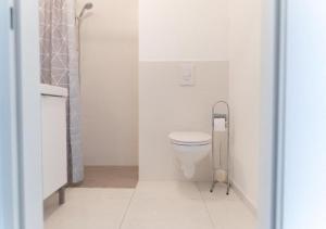 Koupelna v ubytování Hotel Triester
