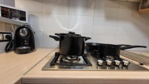 Kuchnia lub aneks kuchenny w obiekcie Apartament Skarbka