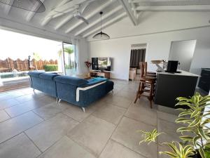 Istumisnurk majutusasutuses Villa Amaryllis luxueuse,piscine,vue mer,plage