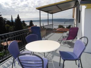 Balkón nebo terasa v ubytování Apartments JASMINKA
