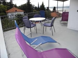 Balkón nebo terasa v ubytování Apartments JASMINKA