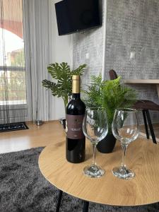 Nápoje v ubytovaní Európa 20 Apartman