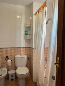 A bathroom at Casa duplex en chipiona