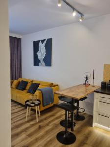 Część wypoczynkowa w obiekcie Apartament Wyspiański