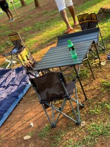 Grillmöjligheter vid campingen som gästerna kan använda