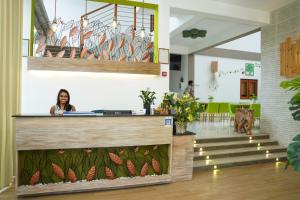 Vstupní hala nebo recepce v ubytování J leaf Hotel by Blue Bird