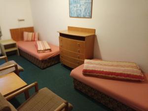 Habitación pequeña con 2 camas y vestidor. en Apartment 637-2 by Interhome en Harrachov