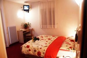 Postel nebo postele na pokoji v ubytování Hotel Zanon