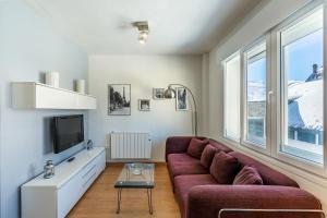 Μια τηλεόραση ή/και κέντρο ψυχαγωγίας στο Apartamento Candela