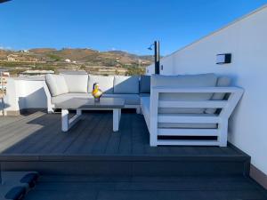 A balcony or terrace at Four bedroom penthouse in Torrox