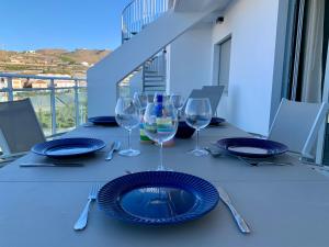 A balcony or terrace at Four bedroom penthouse in Torrox