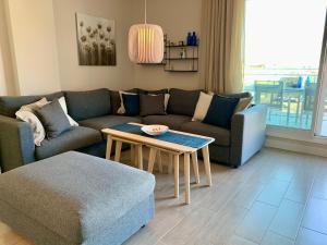 A seating area at Four bedroom penthouse in Torrox