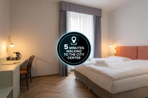 Posteľ alebo postele v izbe v ubytovaní Hotel Beránek