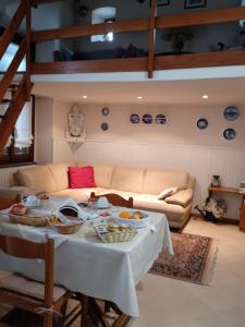 Posezení v ubytování B&b Rosy