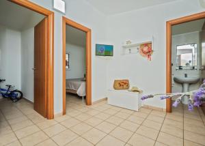 Koupelna v ubytování Villaggio Leucosia