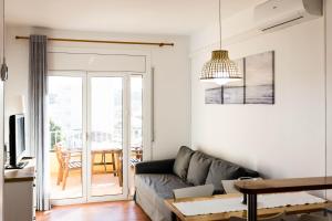 Posezení v ubytování APARTAMENTO PIE DE PLAYA-Wifi free