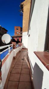 A balcony or terrace at Acogedor Ático en Pleno Centro