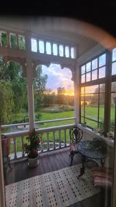 Balcone o terrazza di Skogsbrynet B&B, Bredsjö Nya Herrgård
