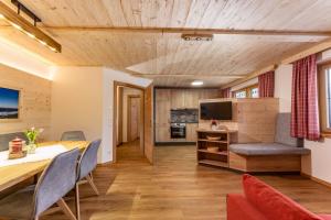 TV a/nebo společenská místnost v ubytování Pircherhof Appartements