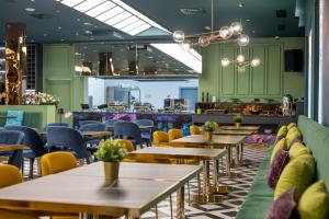 Oleskelutila majoituspaikassa Calisi Hotel
