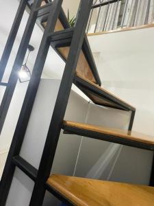 Palanda nebo palandy na pokoji v ubytování Apartman Element