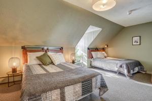 Voodi või voodid majutusasutuse Auberge des Cantons toas