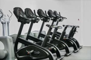 Fitness centrum a/nebo fitness zařízení v ubytování Best Western Plus Airport Hotel