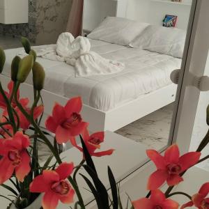 Postel nebo postele na pokoji v ubytování HOTEL MESON POSADA