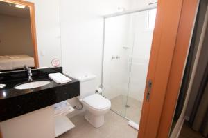 Koupelna v ubytování Hotel Maua
