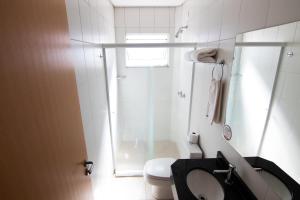 Koupelna v ubytování Hotel Maua