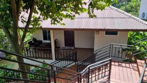 Balkón nebo terasa v ubytování PawPaw Resort