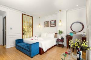 Ліжко або ліжка в номері Menora Grand Da Nang