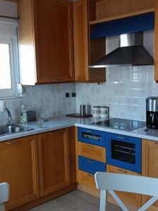 Kuchyňa alebo kuchynka v ubytovaní Full Acropolis View Apartment + 15 fotografií
