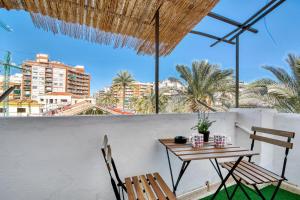 Balkón alebo terasa v ubytovaní Gandia Center