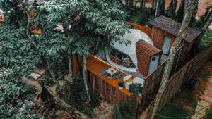 an aerial view of a house with aestead at Nelamit เนรมิต in Chiang Mai