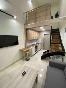 Kuchyňa alebo kuchynka v ubytovaní Luxury Loft Kalu Tsesme A
