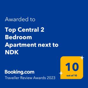 Kép Top Central 2 Bedroom Apartment next to NDK szállásáról Szófiában a galériában