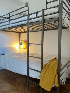 1 Schlafzimmer mit 2 Etagenbetten in einem Zimmer in der Unterkunft The Bristol Wing in Bristol