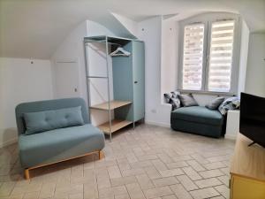 Posezení v ubytování Casa Porsia