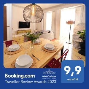 Телевизор и/или развлекательный центр в La Casa de Santa Florentina - 100 m2