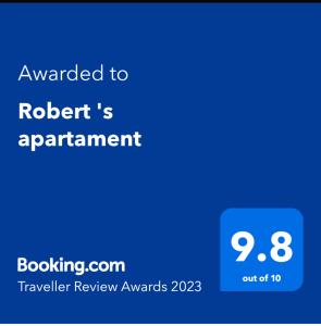 ใบรับรอง รางวัล เครื่องหมาย หรือเอกสารอื่น ๆ ที่จัดแสดงไว้ที่ Robert 's apartament