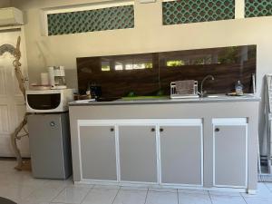 Η κουζίνα ή μικρή κουζίνα στο Studio cosy avec piscine