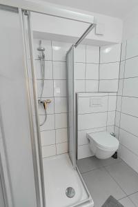 Koupelna v ubytování Hotel Herckmans