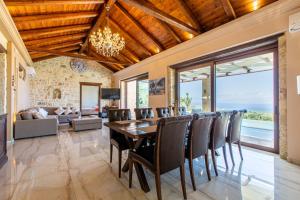 Χώρος καθιστικού στο Villa Elena Chania