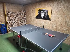 Stolný tenis v ubytovaní L'écrin de Xattys - Gîte de standing-SPA-terrain de pétanque-Piscine-Switch-Baby-foot au coeur du Massif Vosgien alebo v jeho okolí