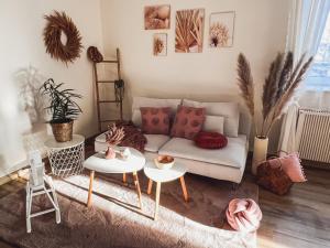 Posezení v ubytování Apartmány Zahražany
